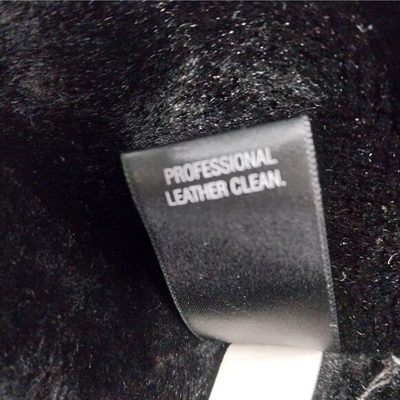 CROFT & BARROW! LUXE BLACK GENUINE LEATHER THERMAL LINED COAT, JACKET! SZ M - Picture 13 of 14